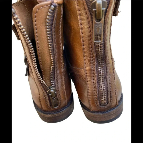 Frye Tyler Engineer Boot in Cognac - Picture 7 of 11